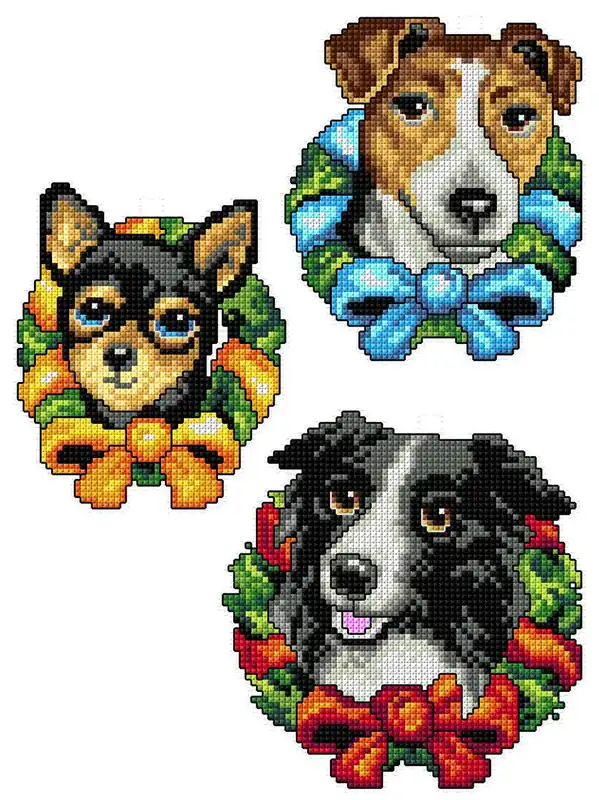 Super Sale Christmas animals 158CS Counted Cross-Stitch Kit