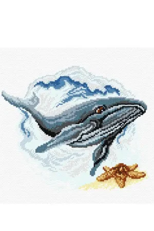 Whale 8902 Counted Cross-Stitch Kit Trusted Brand
