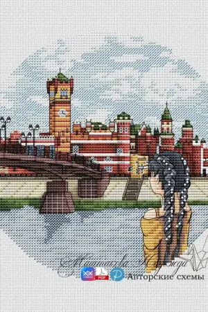 Yoshkar-Ola. Mari El - PDF Cross Stitch Pattern Modern
