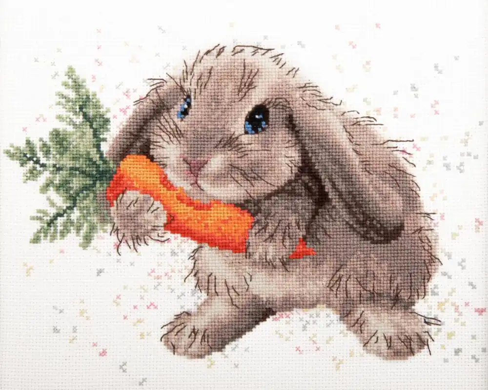 Counted cross stitch kit Rabbit M-526C Limited Edition