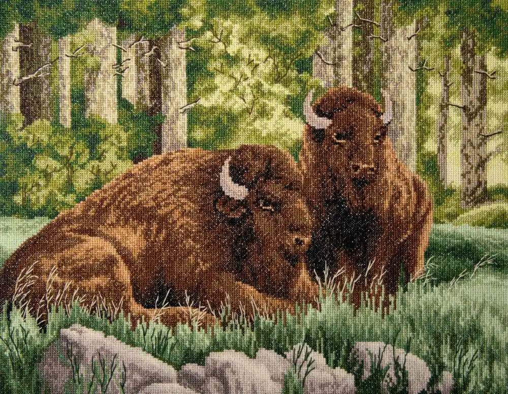 Counted cross stitch kit Bison M-520C Certified
