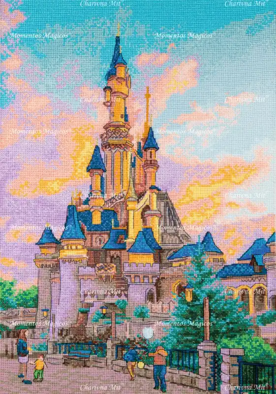 Counted cross stitch kit Fairy tale at sunset M-484C Buy Today