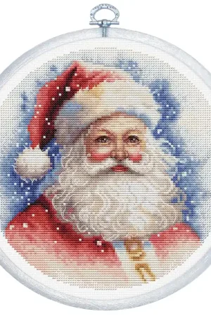 Santa BC224L Counted Cross-Stitch Kit Bargain