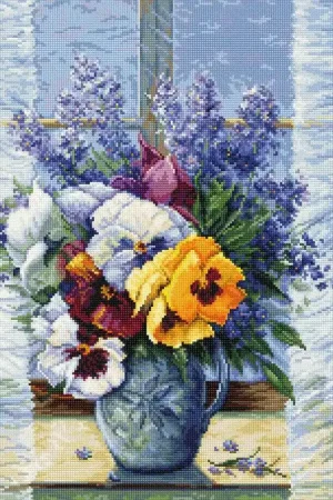 Bouquet with Pansie B7030L Counted Cross-Stitch Kit Bulk Order