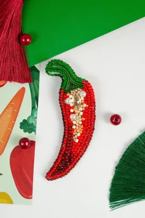 Mega Sale Bead Embroidery Decoration Kit - Hot pepper AD-233