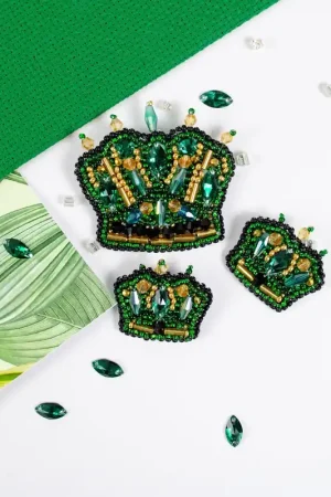 Order Now Bead Embroidery Decoration Kit - Symbol of the monarch AD-229