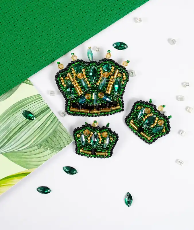 Order Now Bead Embroidery Decoration Kit - Symbol of the monarch AD-229