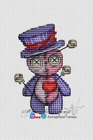 Money Back Guarantee Voodoo Doll - PDF Cross Stitch Pattern