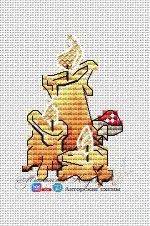 Candles - PDF Cross Stitch Pattern Last Chance