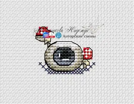Buy Today Peeping - PDF Cross Stitch Pattern