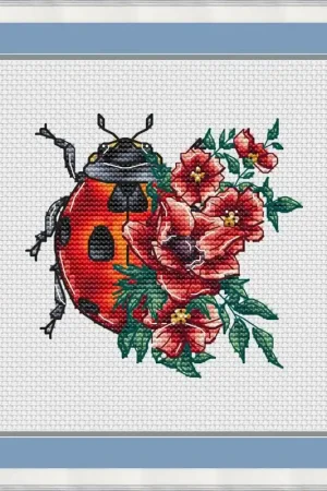 Affordable Insects. Ladybug - PDF Cross Stitch Pattern