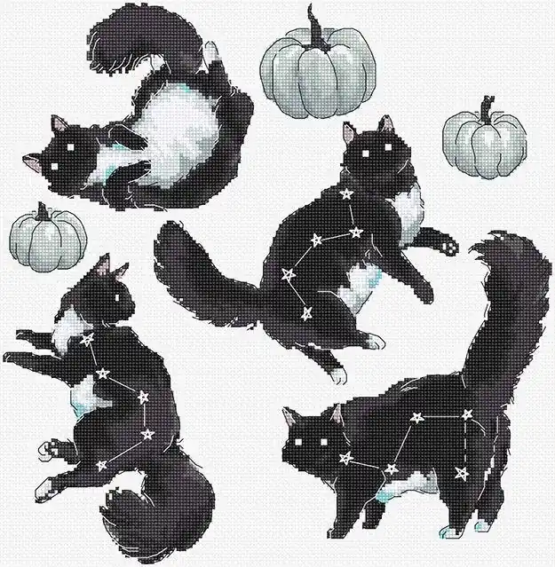 Cat Constellation L8817 Counted Cross Stitch Kit Deal