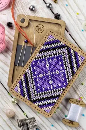 Bead Embroidery Kit for creating a needle box FLZB(N)-092 Place Order