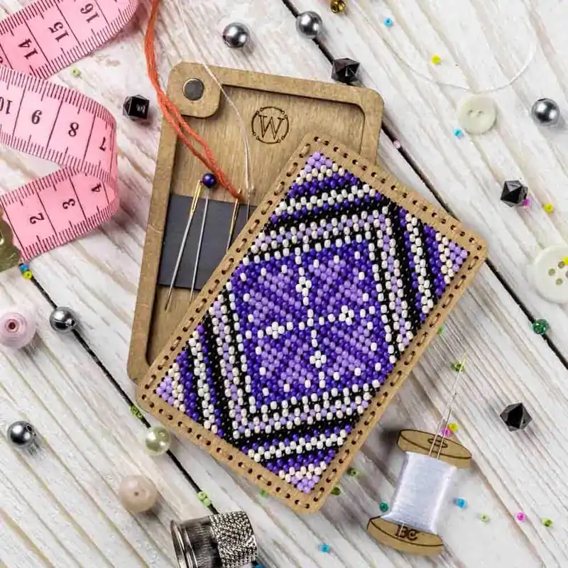 Bead Embroidery Kit for creating a needle box FLZB(N)-092 Place Order