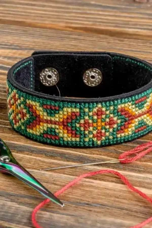 Express Delivery Cross-stitch kit on artificial leather FLHL-030