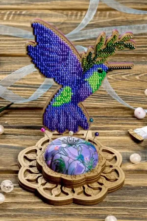 Bead embroidery kit on wood FLK-478 Money Back Guarantee