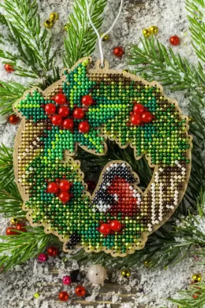 Bead embroidery kit on wood FLK-440 Super Sale