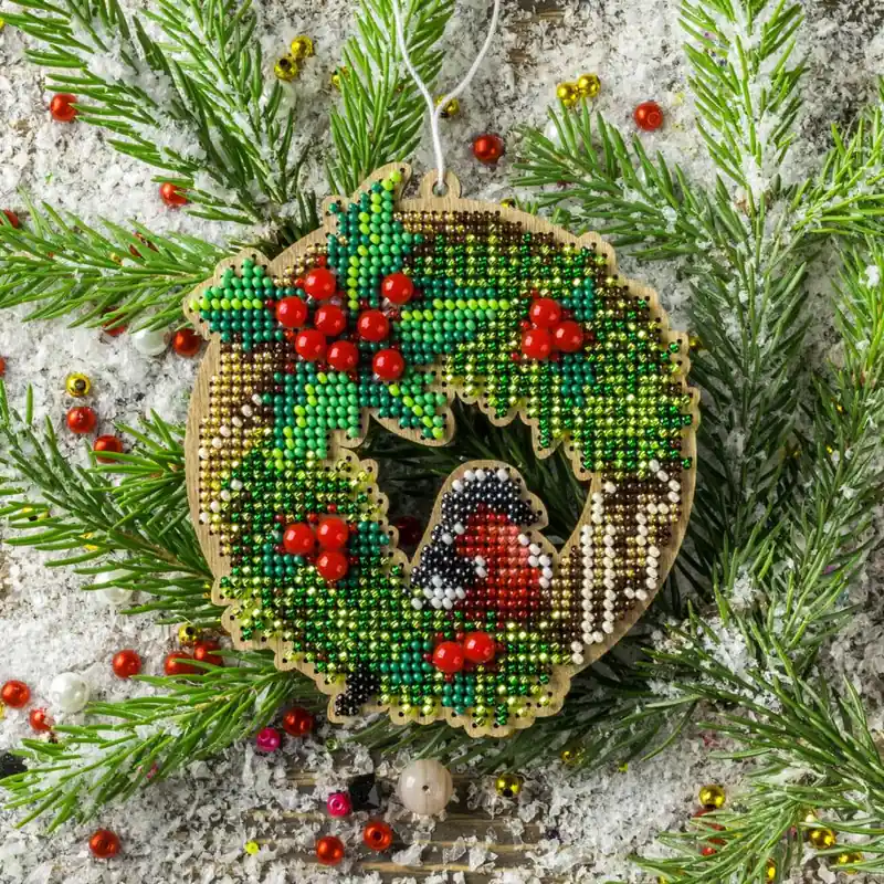 Bead embroidery kit on wood FLK-440 Super Sale