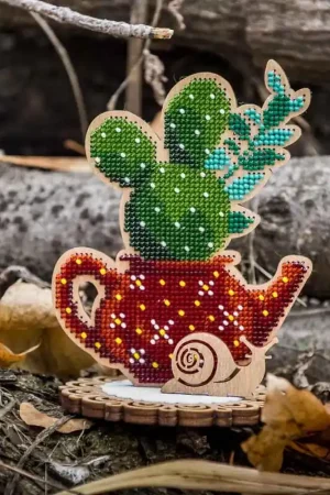 Original Bead embroidery kit on wood FLK-407