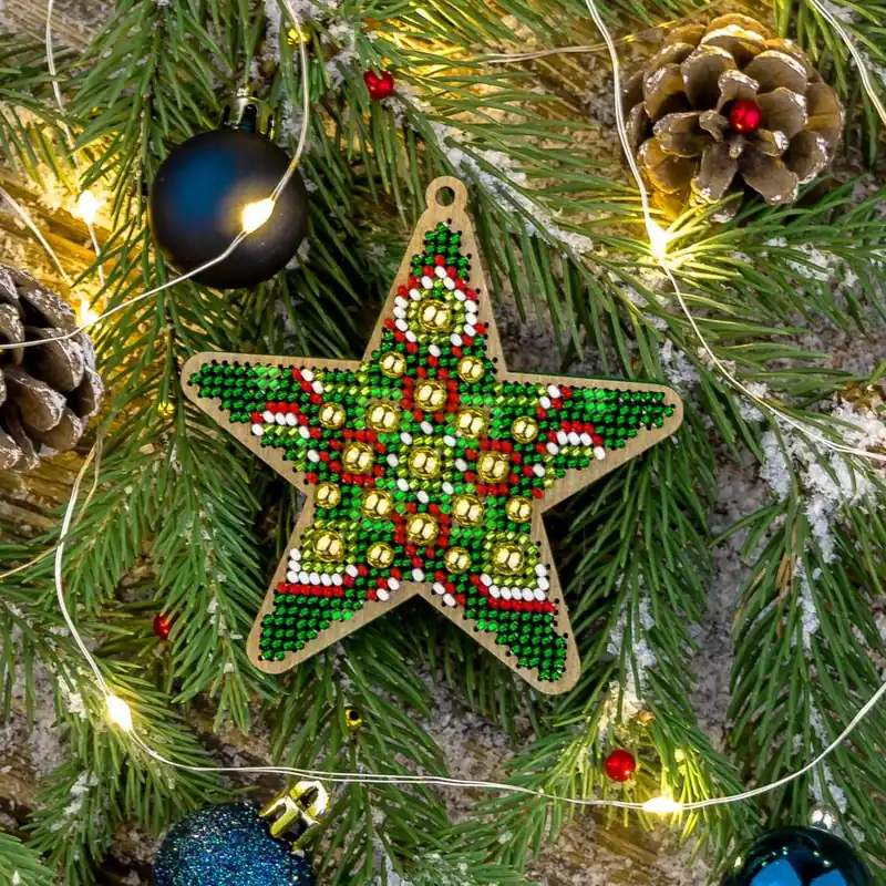 Bead embroidery kit on wood FLK-397 Secure Checkout