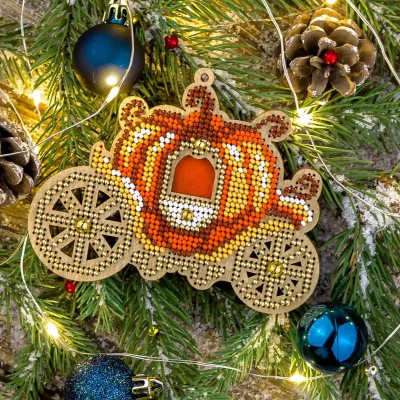 Bulk Order Bead embroidery kit on wood FLK-384