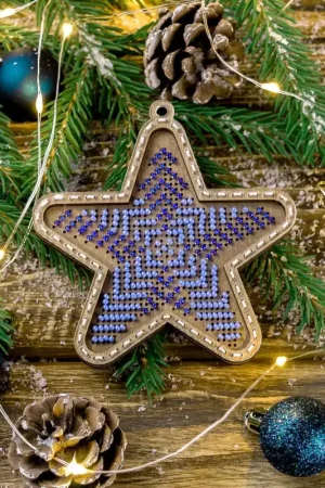 Bead embroidery kit on wood FLK-373 One Day Deal