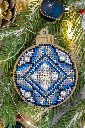 Worldwide Shipping Bead embroidery kit on wood FLK-311