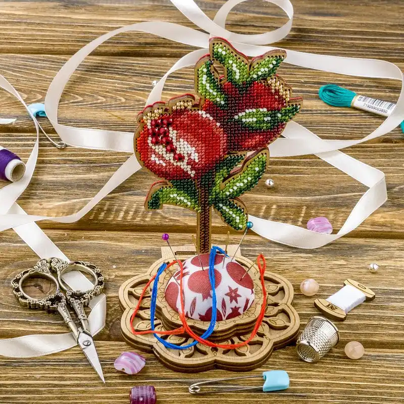 Bead embroidery kit on wood FLK-287 Fast Shipping