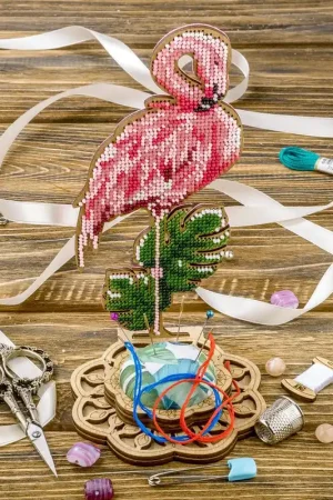 Bead embroidery kit on wood FLK-284 Grab Now
