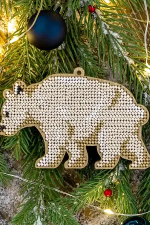 Bead embroidery kit on wood FLK-213 Exclusive