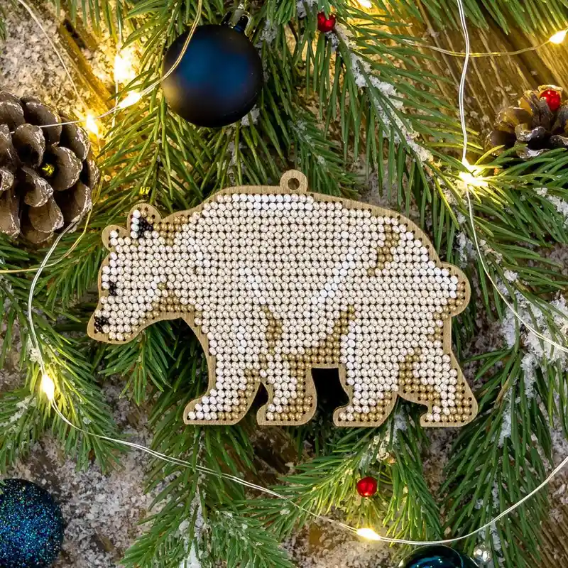 Bead embroidery kit on wood FLK-213 Exclusive
