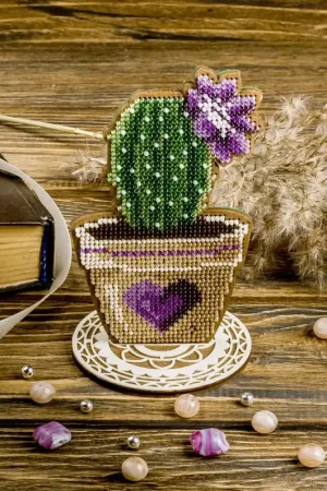 Bead embroidery kit on wood FLK-190 Trending