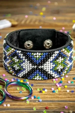 Bead embroidery kit on artificial leather FLBB-031 In Demand