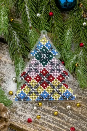 Limited Edition Bead embroidery kit on a plastic base FLPL-035