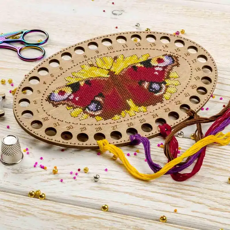 Premium Blank for embroidery with thread on wood FLHW-018