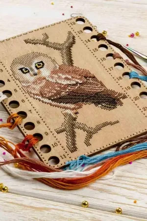 Blank for embroidery with thread on wood FLHW-016 Place Order