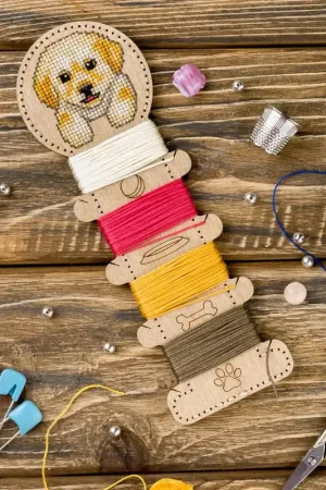 Viral Blank for embroidery with thread on wood FLHW-013