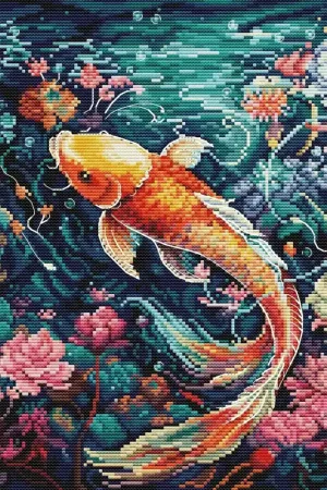 Sea Life BU5032L Counted Cross-Stitch Kit Grab Now