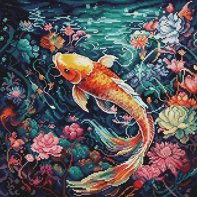 Sea Life BU5032L Counted Cross-Stitch Kit Grab Now