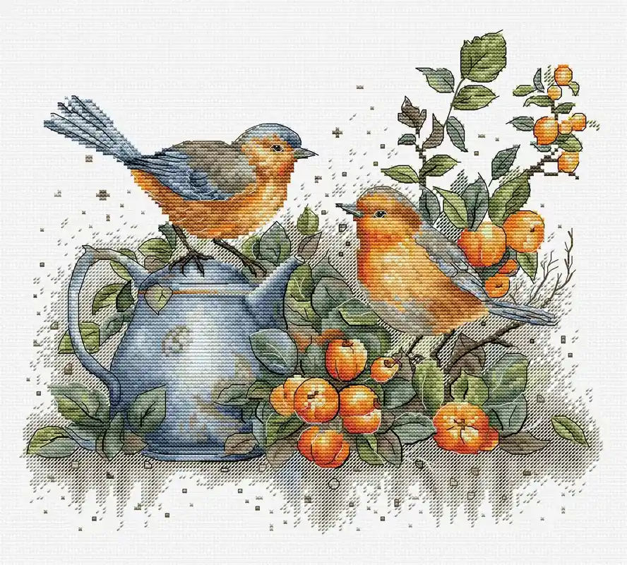 Holiday Sale Song of The Birds BU5031L Counted Cross-Stitch Kit
