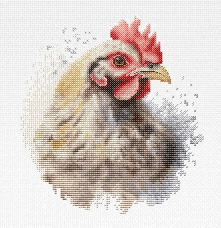 Hot Deal The Chicken BC216L Counted Cross-Stitch Kit