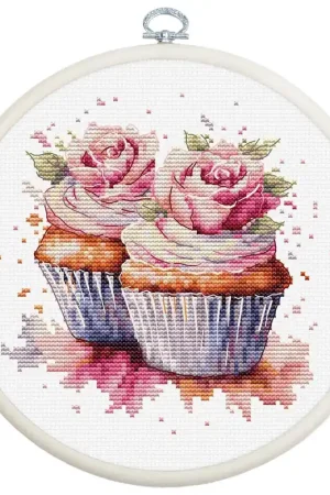 The Cupcakes BC215L Counted Cross-Stitch Kit Must Have