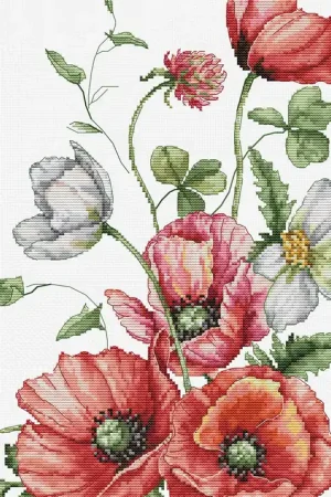 The Field Poppies B7020L Counted Cross-Stitch Kit Wholesale