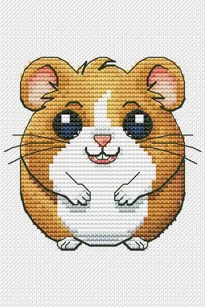 Hamster - PDF Cross Stitch Pattern Luxury