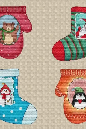 Certified Warm Christmas Set - PDF Cross Stitch Pattern