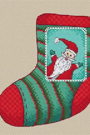 Cheap Hello, Santa Claus! - PDF Cross Stitch Pattern