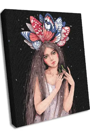 Painting by Numbers kit Colors of butterflies KHO4996 Hot Deal