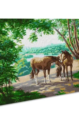 Painting by Numbers kit On a walk KHO4371 Genuine