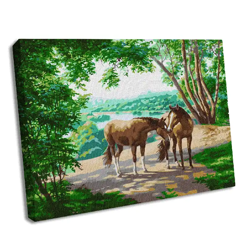 Painting by Numbers kit On a walk KHO4371 Genuine