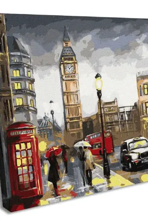 Painting by Numbers kit Rainy London KHO3599 Markdown